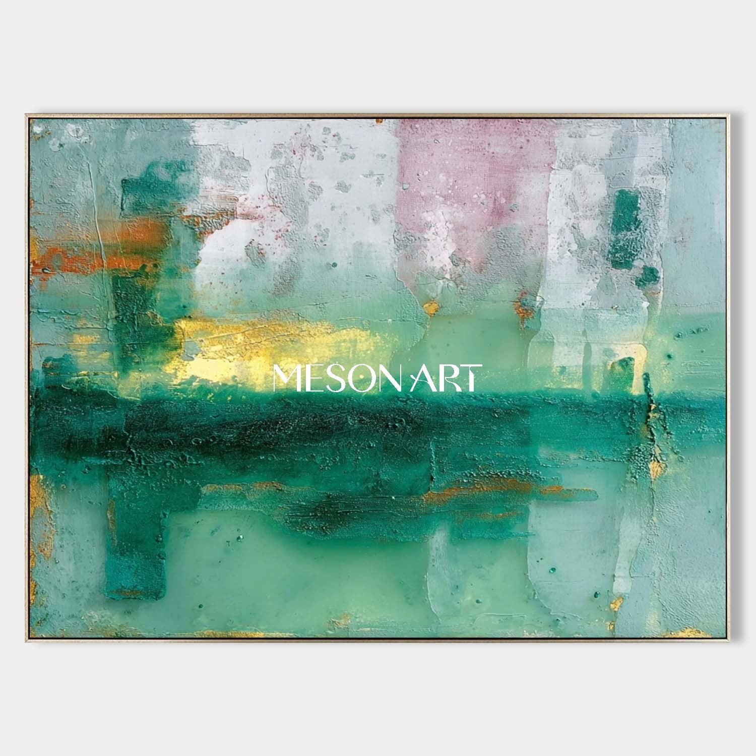 Sage Green Abstract Art Sage Green Abstract Wall Decor For Living Room