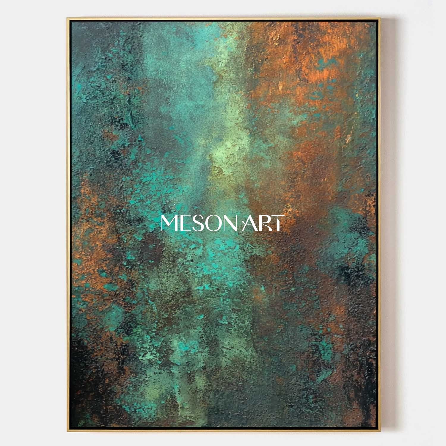 Bronze Abstract Art for Sale Bronze Living Room Canvas Wall Decor