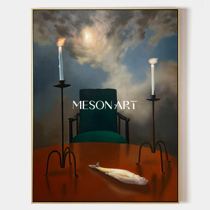 Surreal Still Life Art for Sale Surreal Still Life Fabric Wall Art Surreal Still Life Paintings