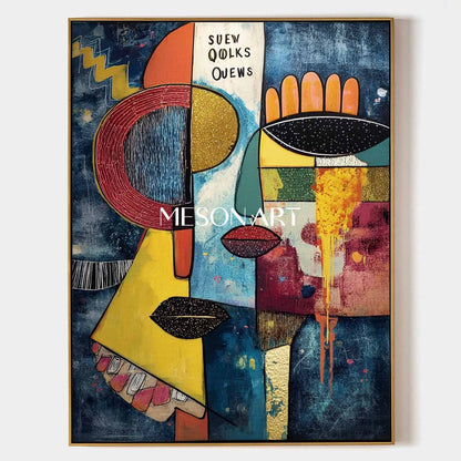 Large Picasso Wall Art Decor Picasso Abstract Art Canvas For Sale Picasso Style Paintings