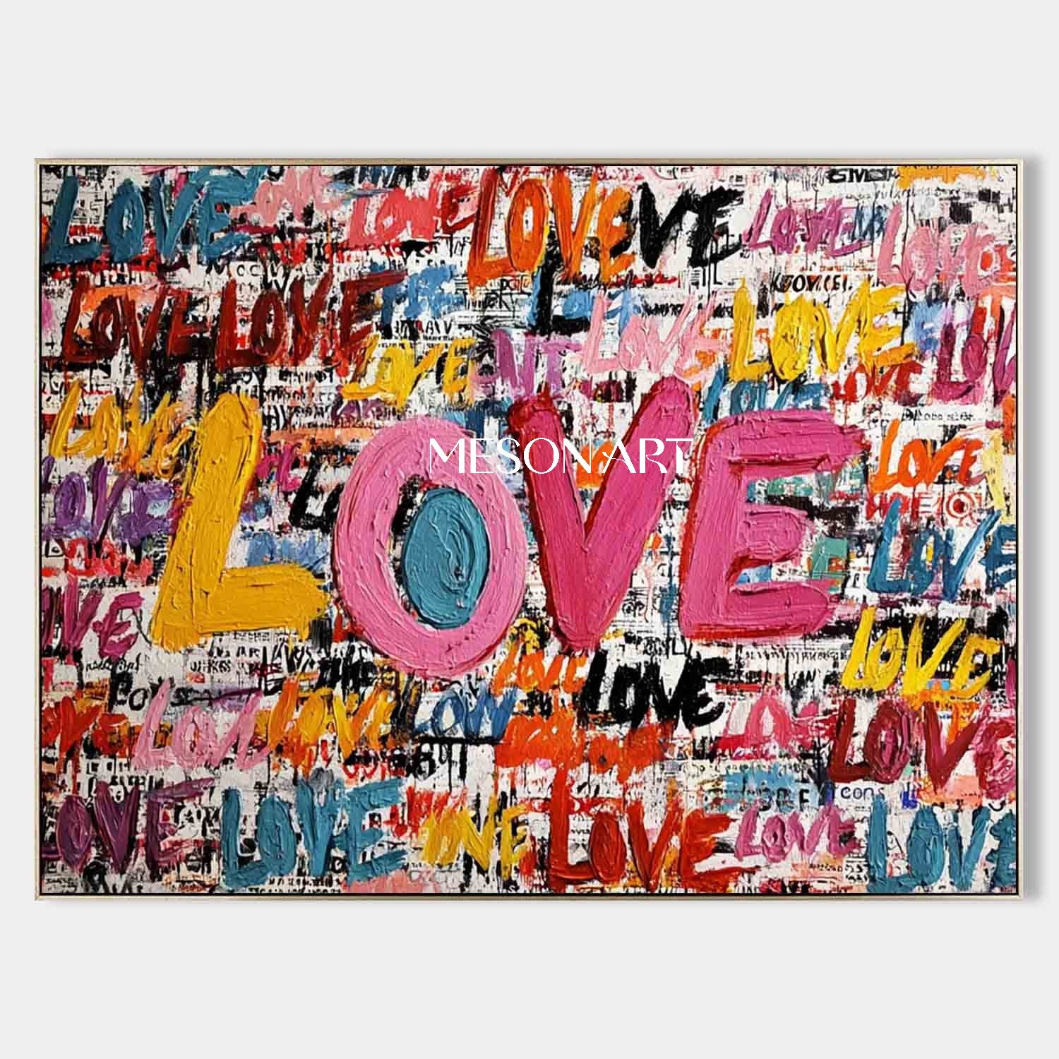 Large LOVE wall art decoration, wedding room decoration ideas, Valentine's Day LOVE special gift
