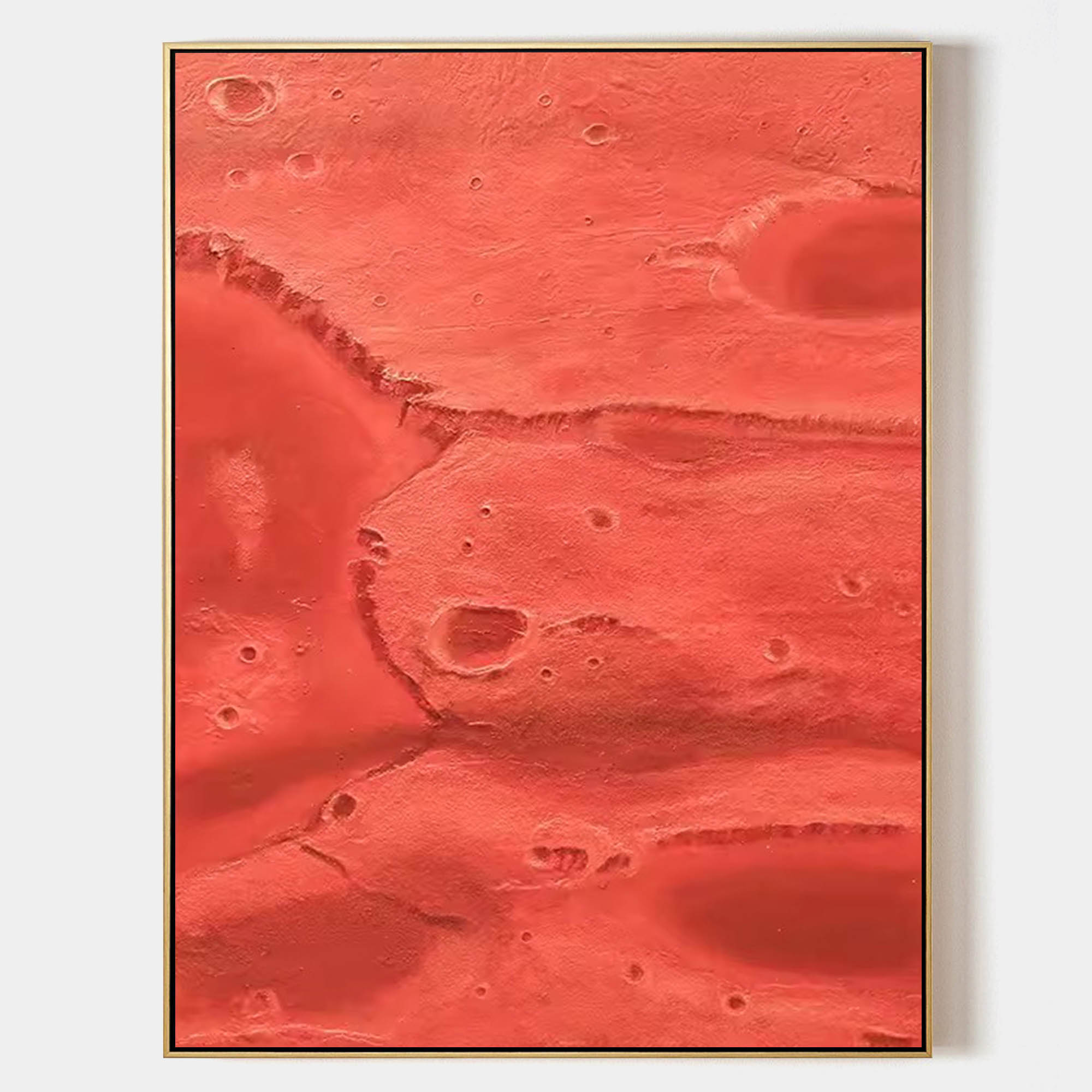 Red Volcanic Rock Oil Painting Red Rock Art On Canvas Red Volcanic Rock ...