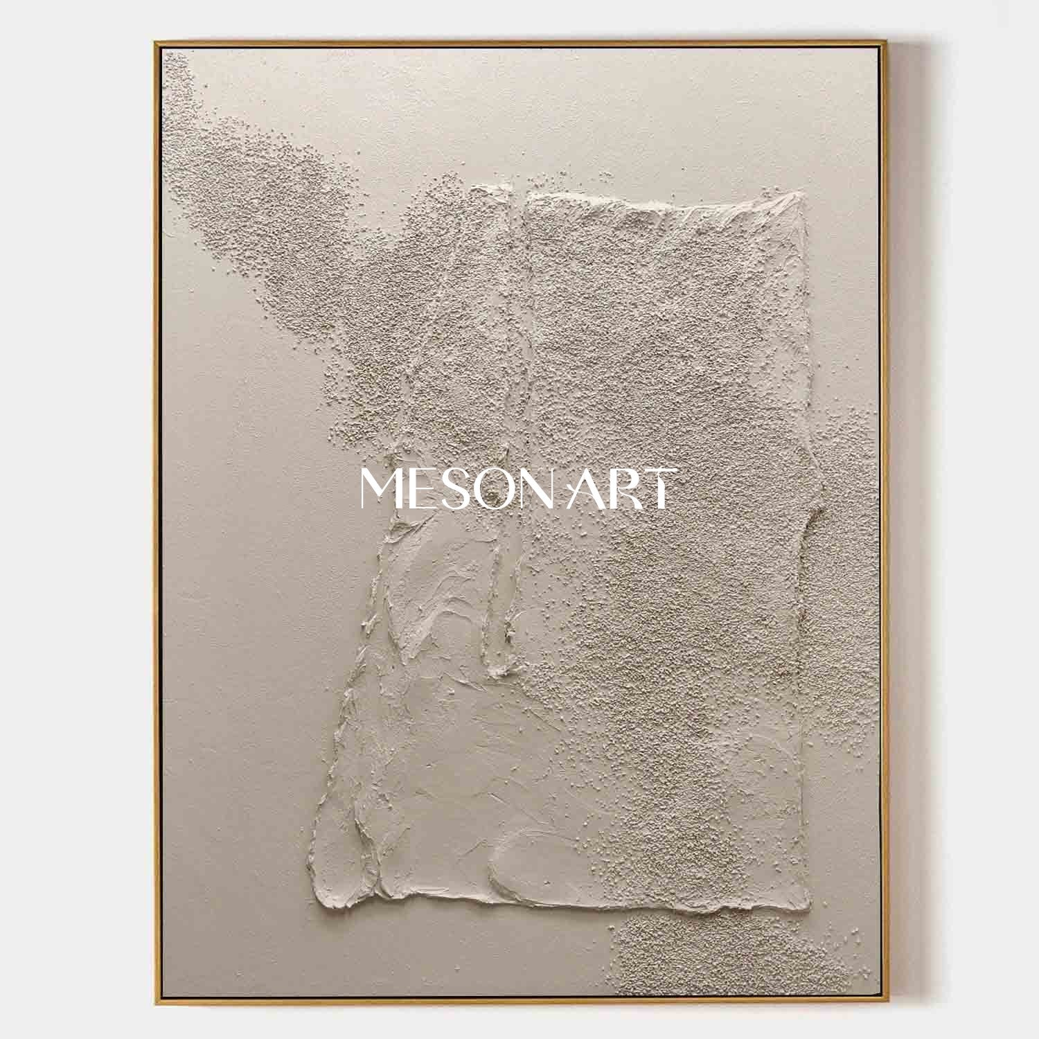 Large White Plaster Abstract Art for Sale White Plaster Texture Painting Plaster Wall Art Decoration