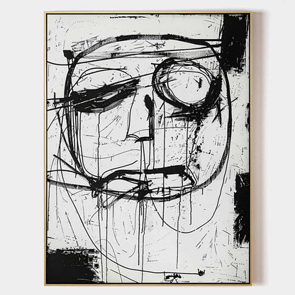 Abstract Graffiti Figure Canvas Art Abstract Graffiti Line Painting Cool Graffiti Art