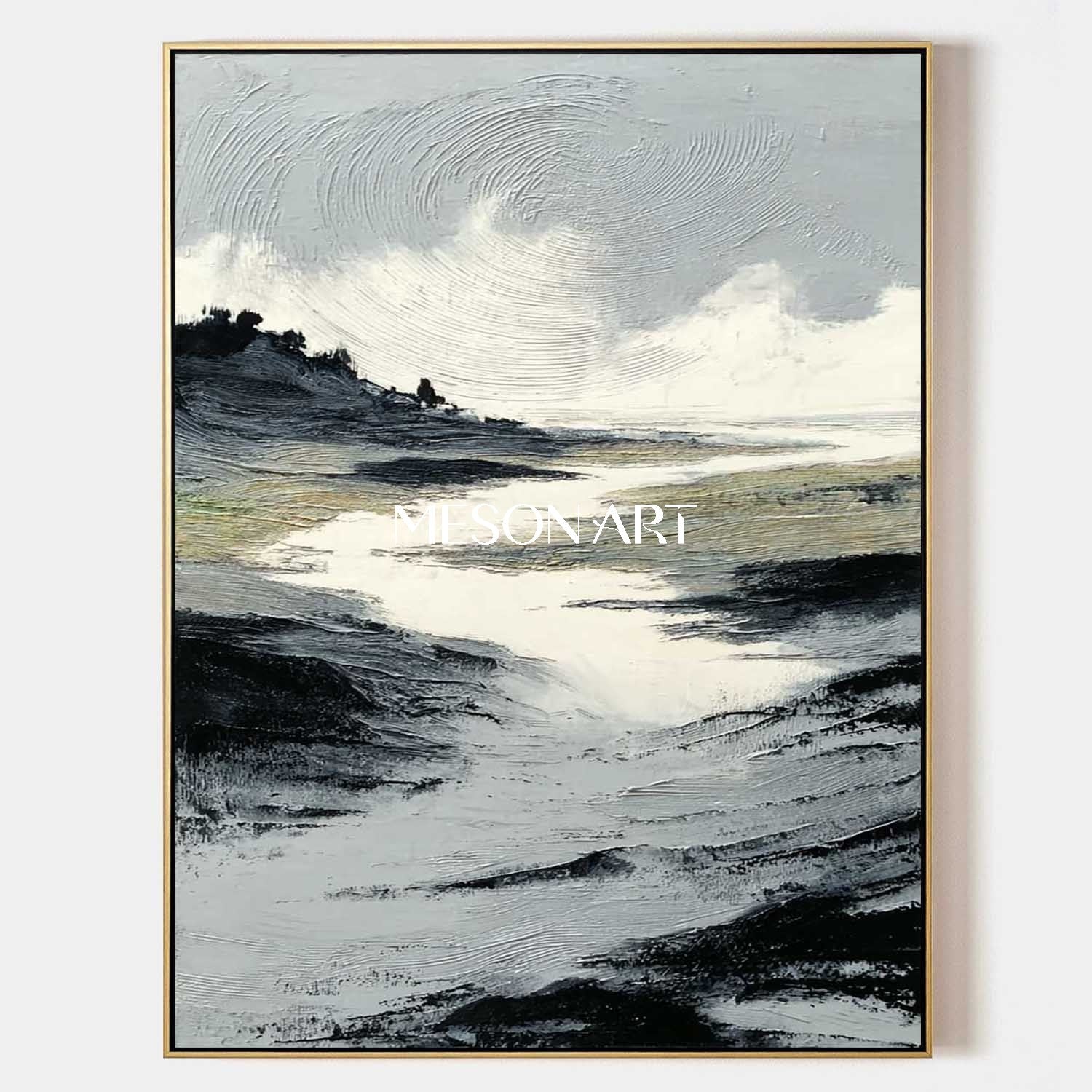 Buy Minimalist Wabi Sabi Entryway Oil Painting Vertical Wall Art Decor