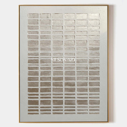 Modern luxury home minimalist wall decor ideas gold and white abstract texture canvas art for sale