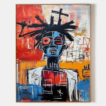Basquiat Portrait Art Clinic Decorative Wall Art For Sale Basquiat Graffiti Abstract Canvas Painting