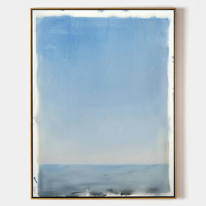 Large Light Blue Abstract Art for Sale Modern Light Blue Abstract Canvas Wall Art Decor