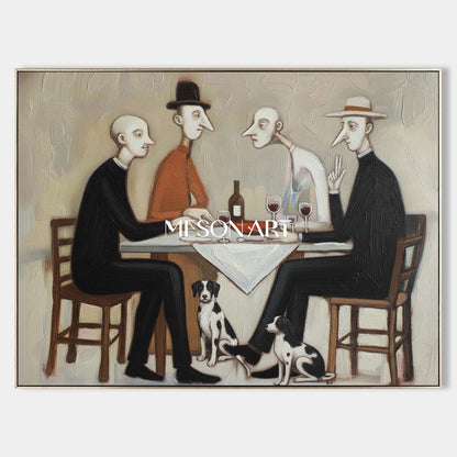 Contemporary Expressionist Art Ready to Hang Custom Modern Wall Decor
