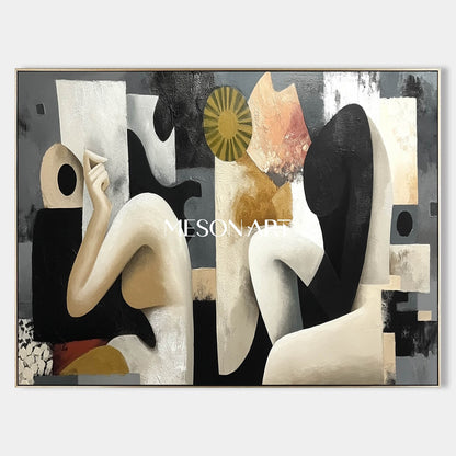 Buy Minimalist Abstract Art Geometric Shapes for Elegant Living Spaces