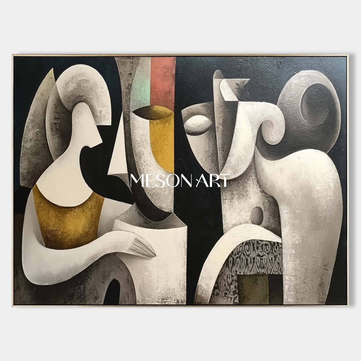 Shop Modern Abstract Figurative Art in Neutral Tones for Home Office