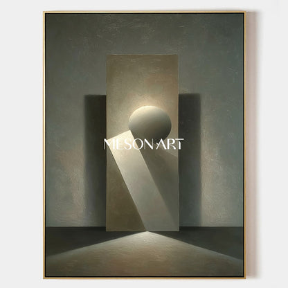 Original Abstract Minimalist Canvas Art Bedroom Framed Office Wall Art