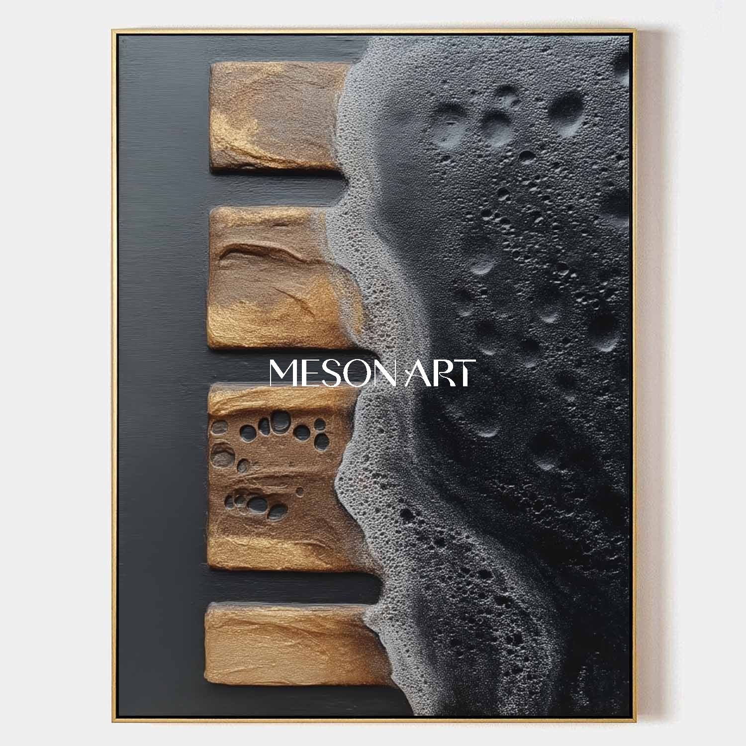 Shop Luxury Minimalist Abstract Textured Painting Hotel or Office Wall