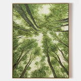 Green Texture Woods Painting Green Woods Texture Canvas Wall Art Green Woods Acrylic Painting