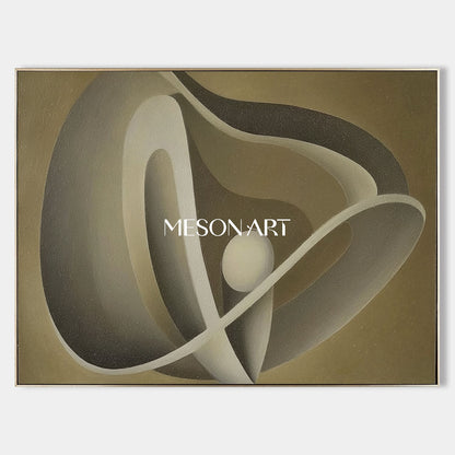 Modern Earth Tone Horizontal Wall Art Framed Original Decor Entryway Buy