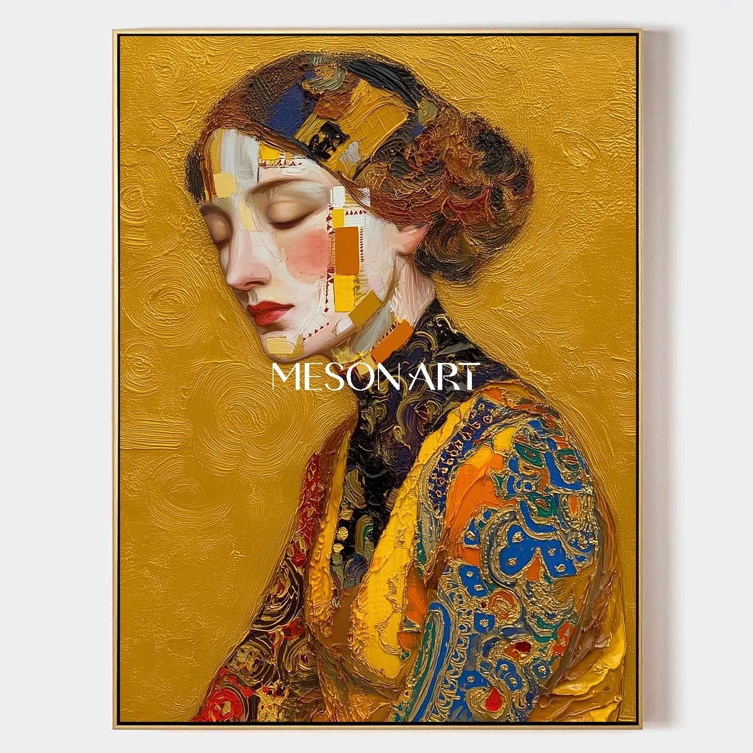 Large Contemporary Abstract Textured Framed Canvas Living Room On Sale