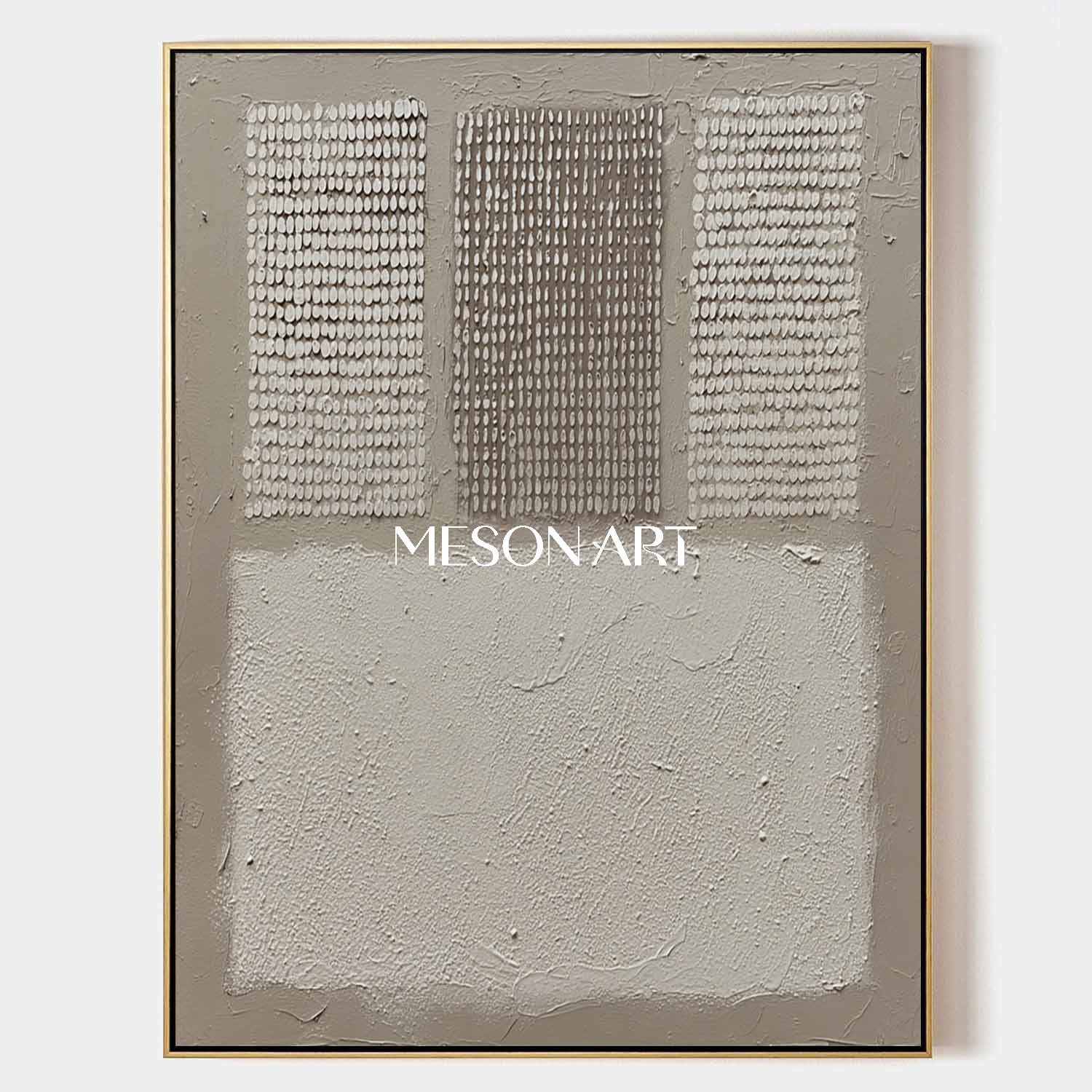 Shop Original Gray Wabi-Sabi Wall Art Neutral Color Painting Entryway