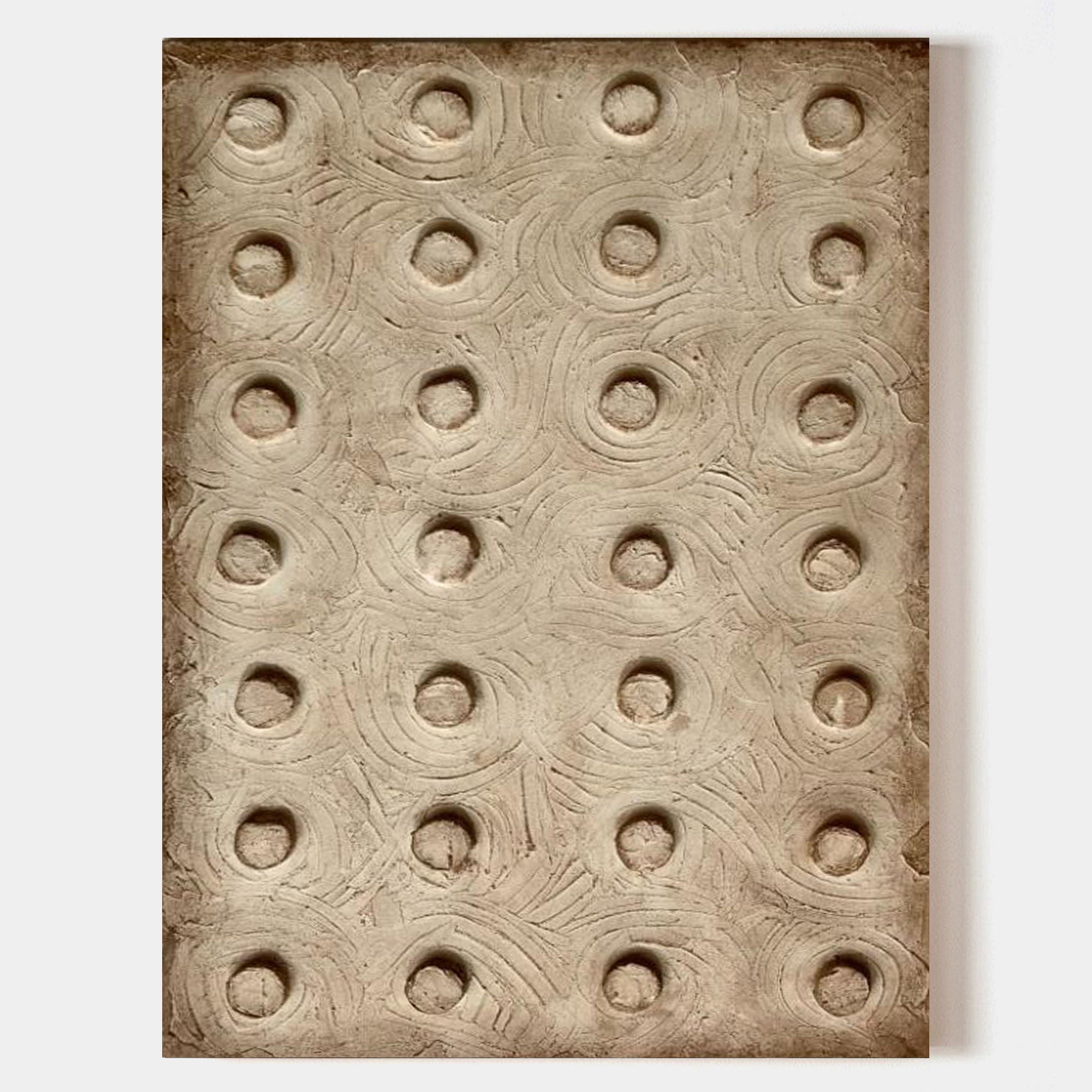 3D Brown Textured Abstract Painting Wabi Sabi Wall Art Wabi Sabi Paintings Brown Textured Canvas Art