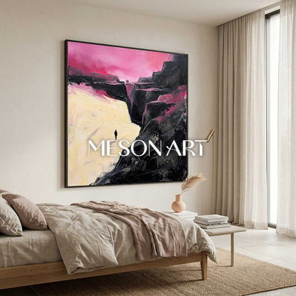 Colorful Pop Art Painting With Geometric Shapes For Modern Living Room Decor