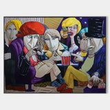 Large Pop Canvas Art Contemporary Pop Artists Original Pop Art People Pop Art Wall Decor