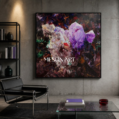 Purple Geode Art #ON045