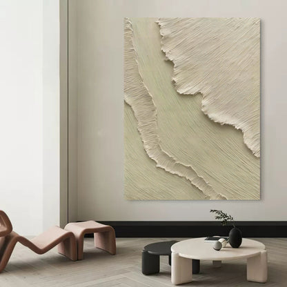 Brown Art on Canvas Brown Texture Abstract Art Minimalist Paintings for Sale Wabi Sabi Art