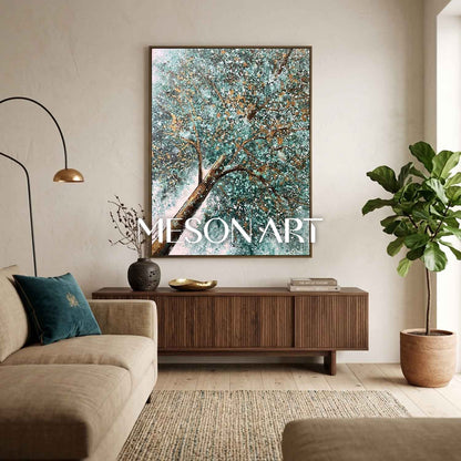 Contemporary Cubist Abstract Painting With Geometric Shapes And Neutral Tones For Modern Home Decor