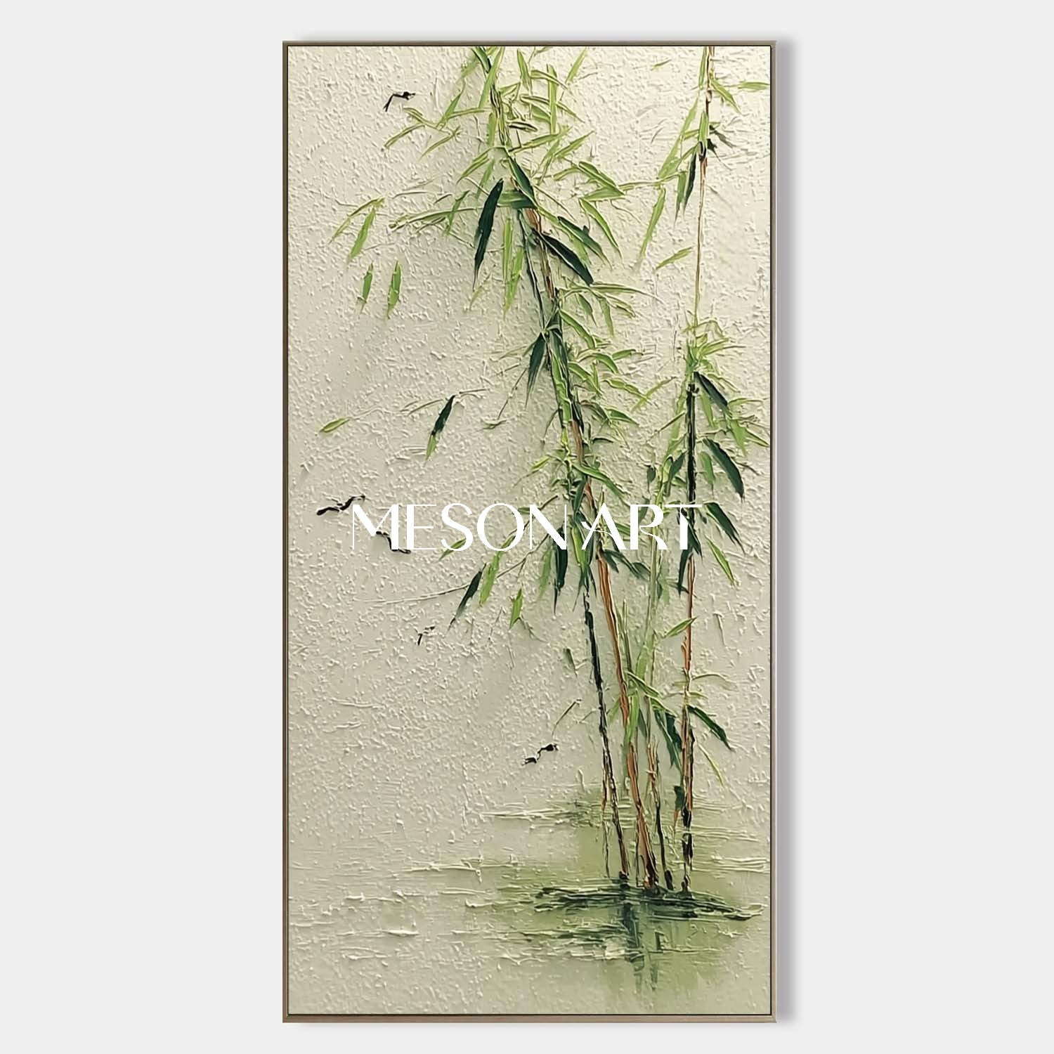 Imperfect Beauty in Nature – Wabi-Sabi Inspired Bamboo Wall Art | Mesonart