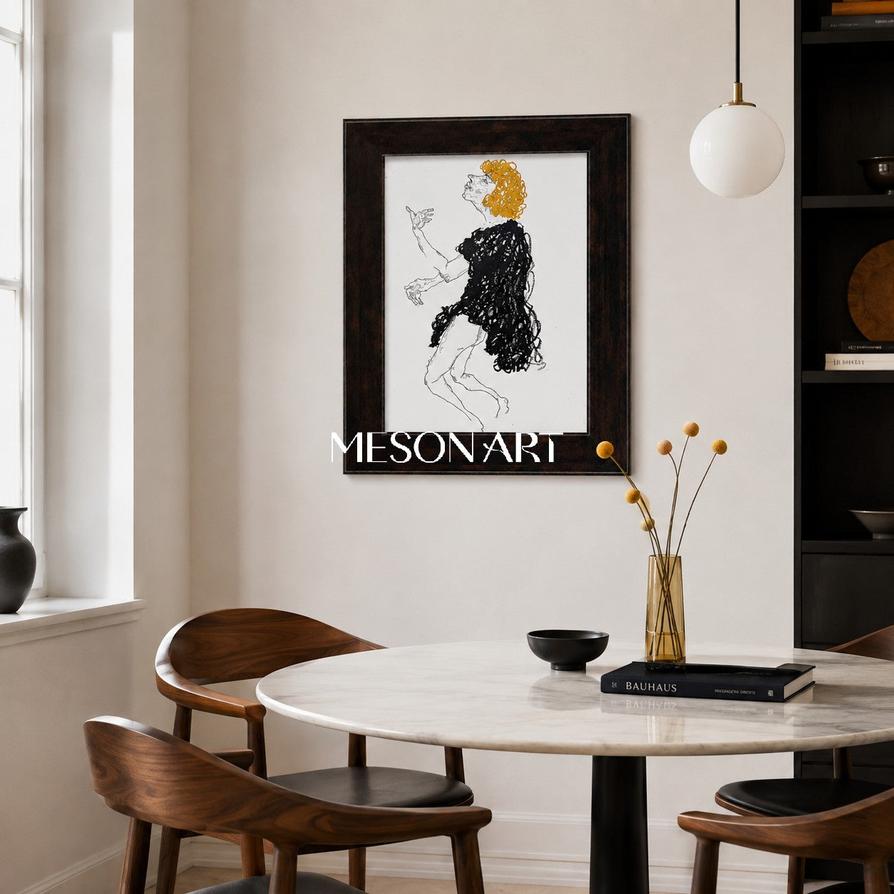 Black And Gold Abstract Original Contemporary Painting Rectangular Wall Art For Living Room By Mesonart