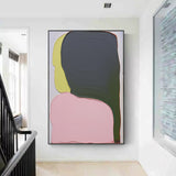 Colorful Abstract Textured Art Minimalist Textured Wall Art Palette Abstract Canvas Oil Painting
