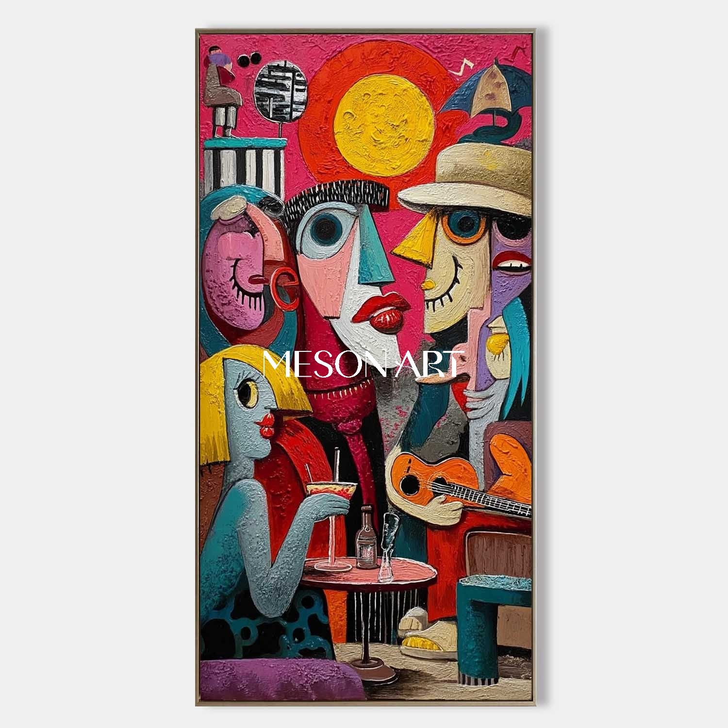 Shop Colorful Pop Art Abstract Halloween-Themed Art for Living Room