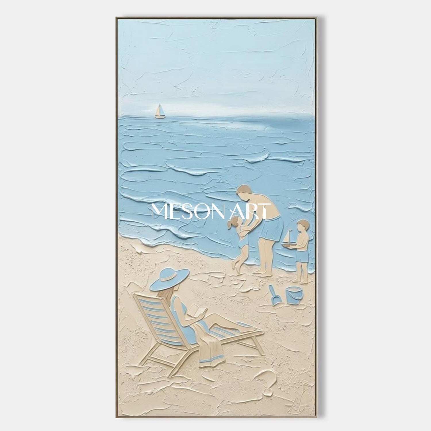 Living Room Statement Art, Bedroom Cozy Decor, Beach House Decor, Art Gift, Executive Space Art