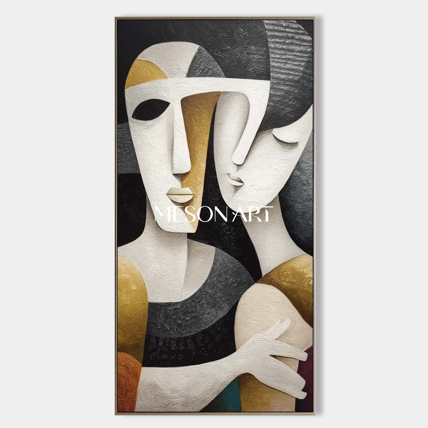 Buy Large Black Gold Minimalist Abstract Canvas Art Living Room Office