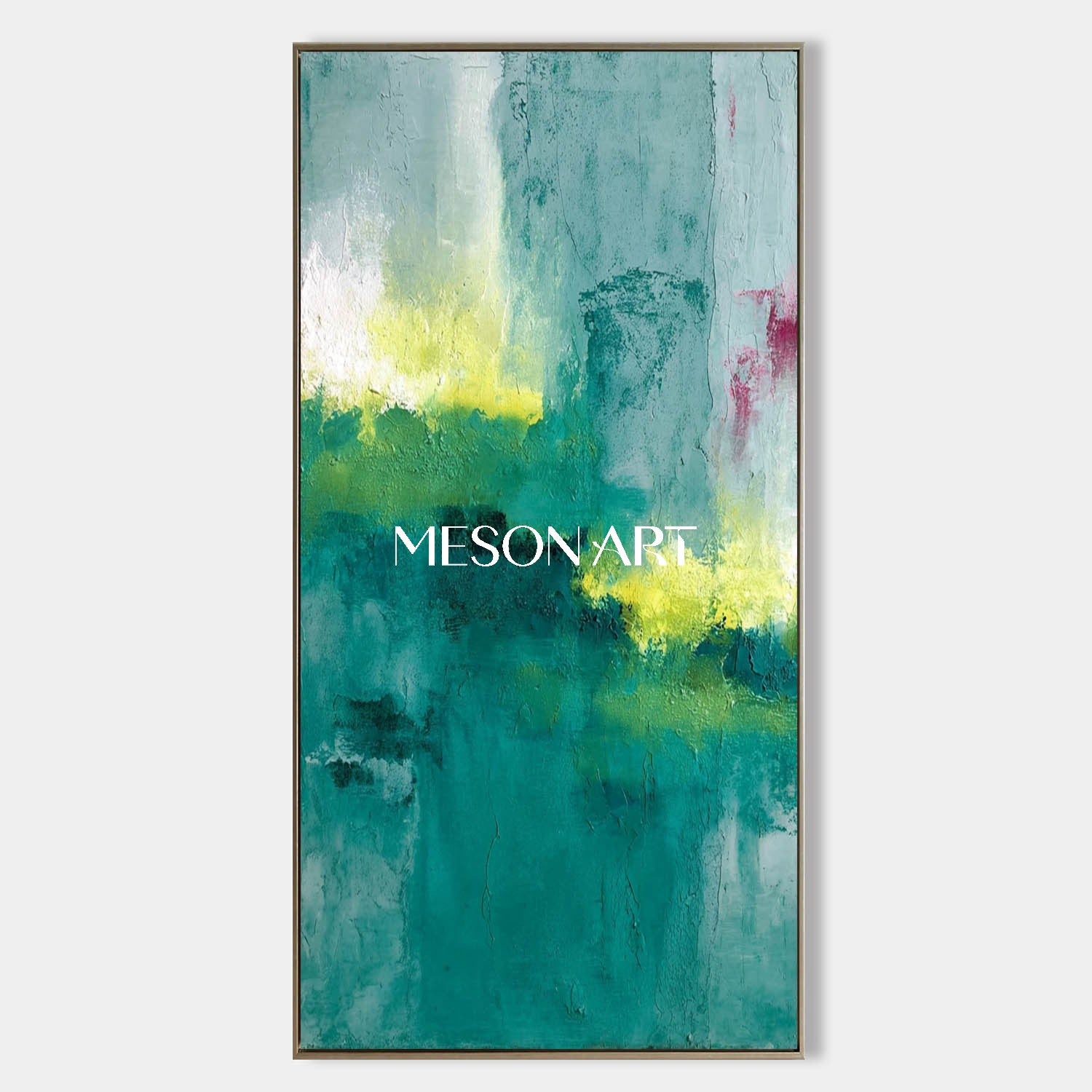 Emerald Green Abstract Art for Sale Bedroom Emerald Canvas Wall Decor Painting