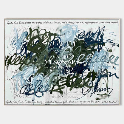 Luxury framed Art For Bathroom Wall Decor Scribble Abstract Painting