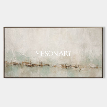 Wabi Sabi Abstract Wall Art Minimalist Beige Gray Painting For Modern Living Room Bedroom Decor