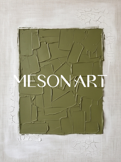 Green And White Minimalist Abstract Art Triptych For Modern Living Room Decor