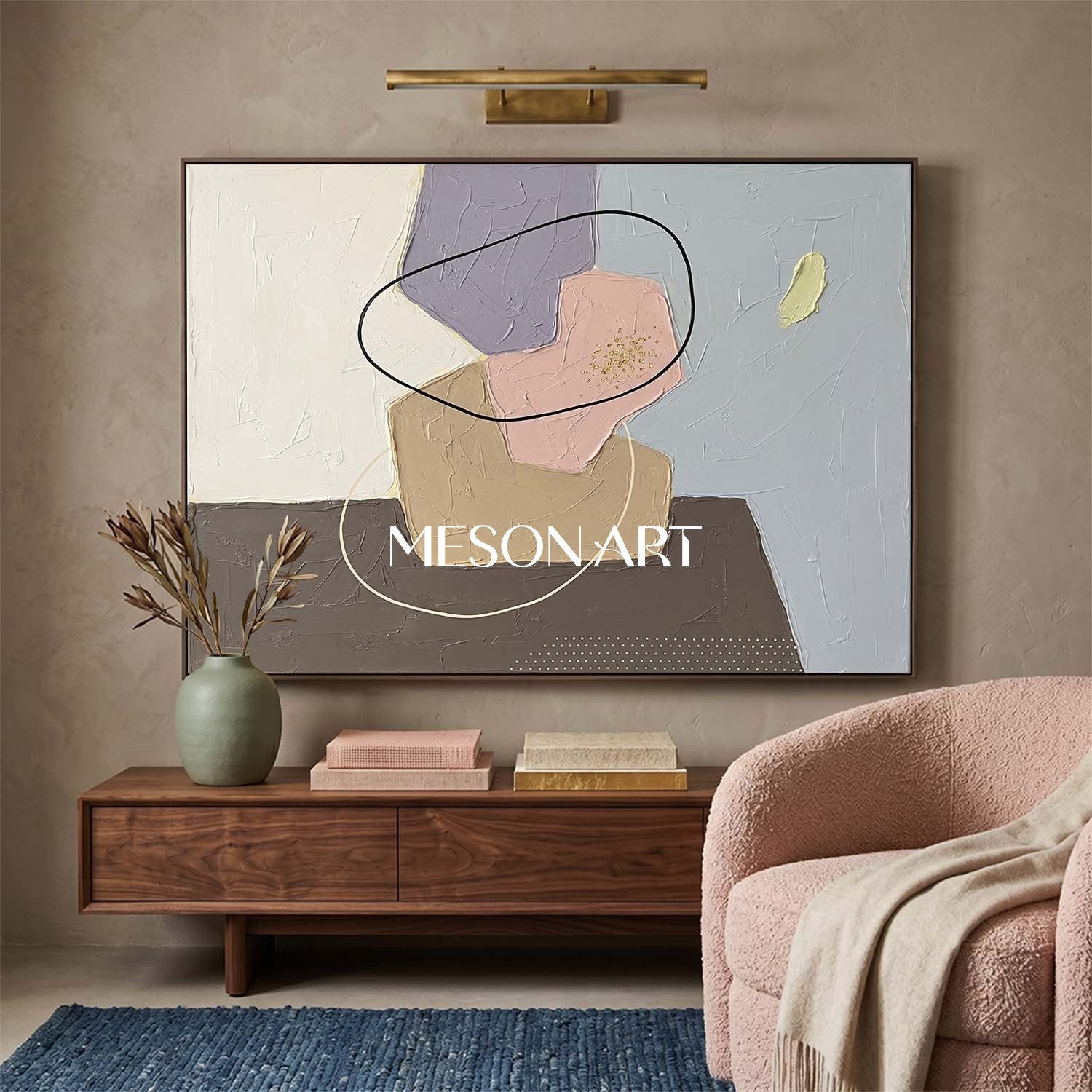『Tiny Angele』 油彩画 インテリア アート 原画 一点物 絵画 天使「Angels」油絵 直筆 人物画 特別な空間の演出。ラウンジ
