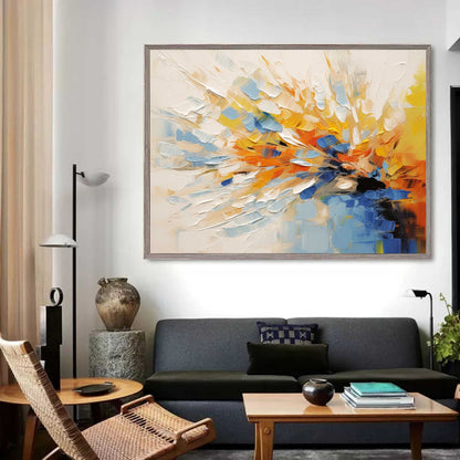 Color Abstract Texture Painting Color Textured Wall Art Color Abstract Oil Painting Contemporary Art