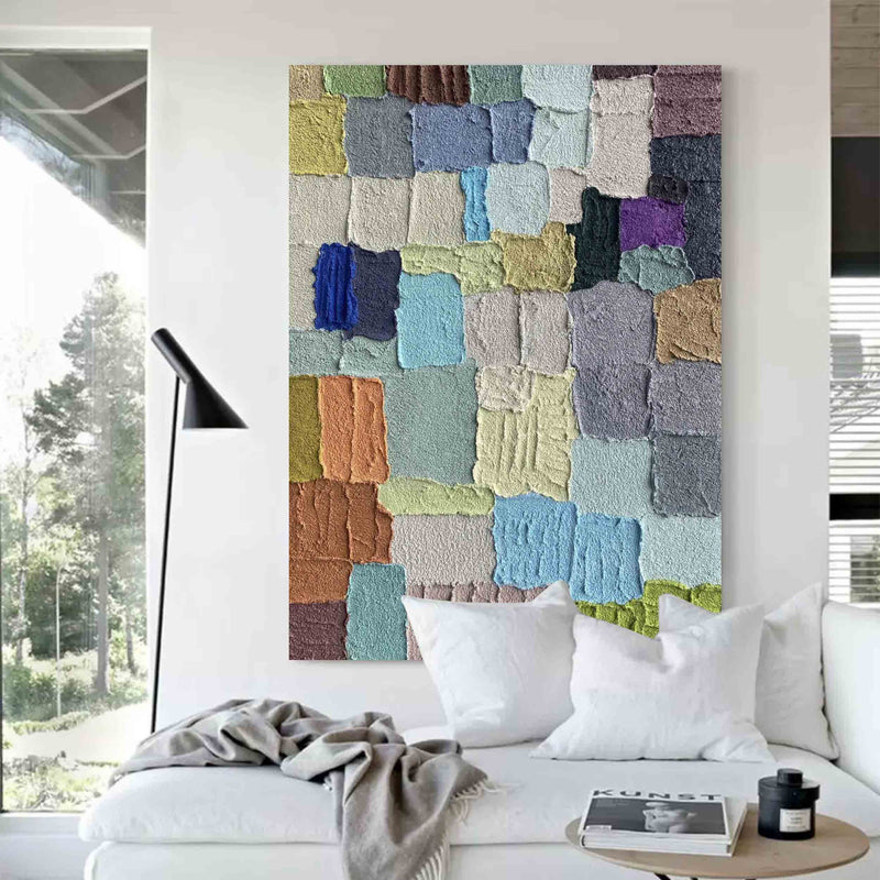Colorful Textured Abstract Painting Textured Abstract Art On Canvas Textured Wall Paintings For Sale