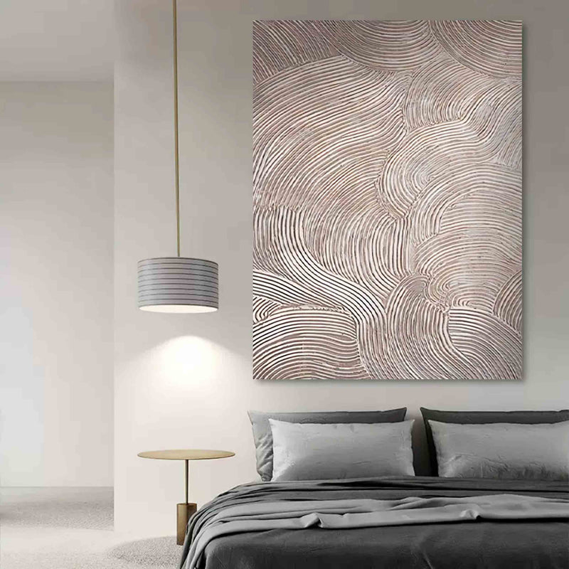 Gray Abstract Art Canvas For Sale Gray Minimalist Wall Painting Gray Textured Acrylic Painting