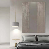 Gray Abstract Canvas Paintings For Sale Gray Minimalist Wall Painting Gray Texture Art