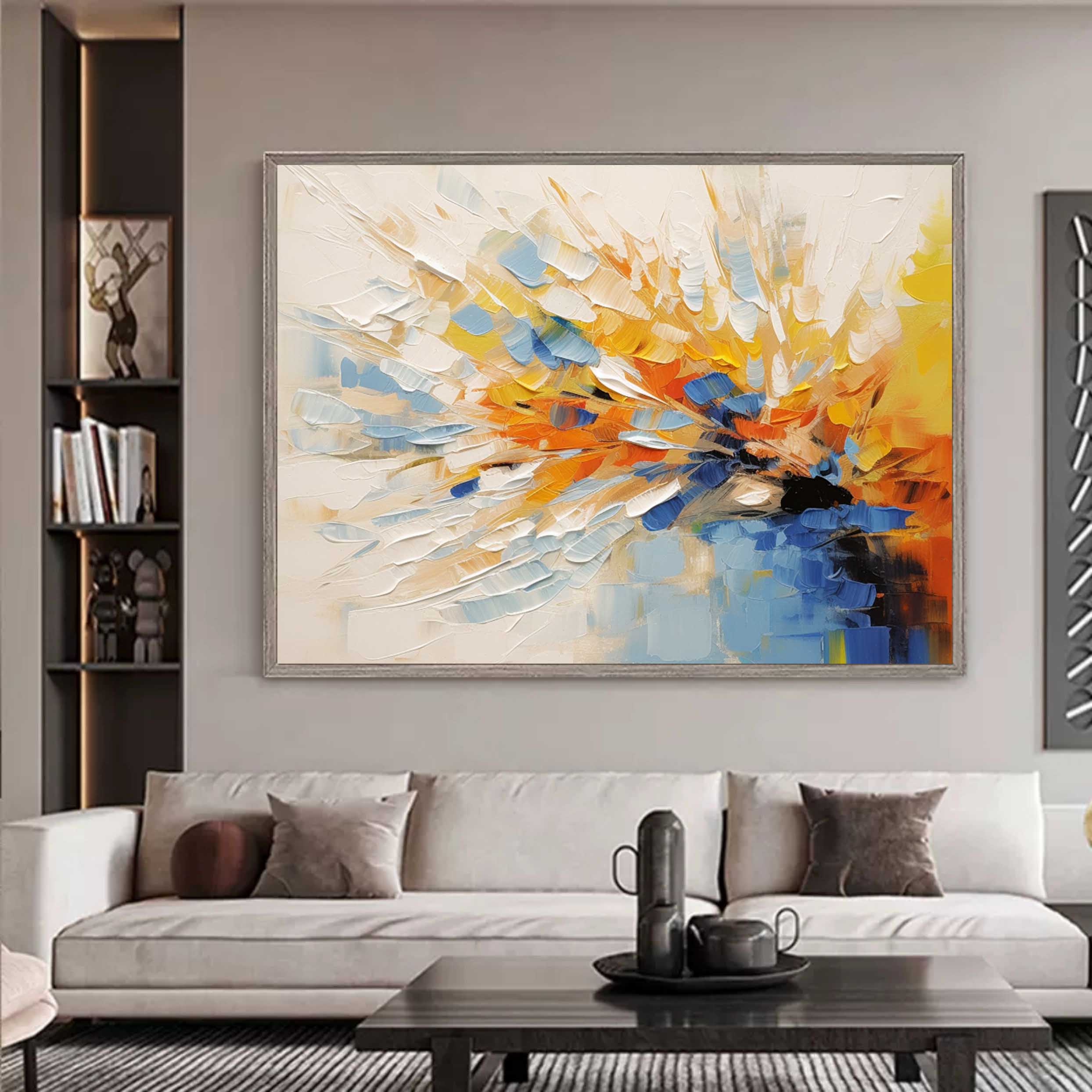 Color Abstract Texture Painting Color Textured Wall Art Color Abstract Oil Painting Contemporary Art