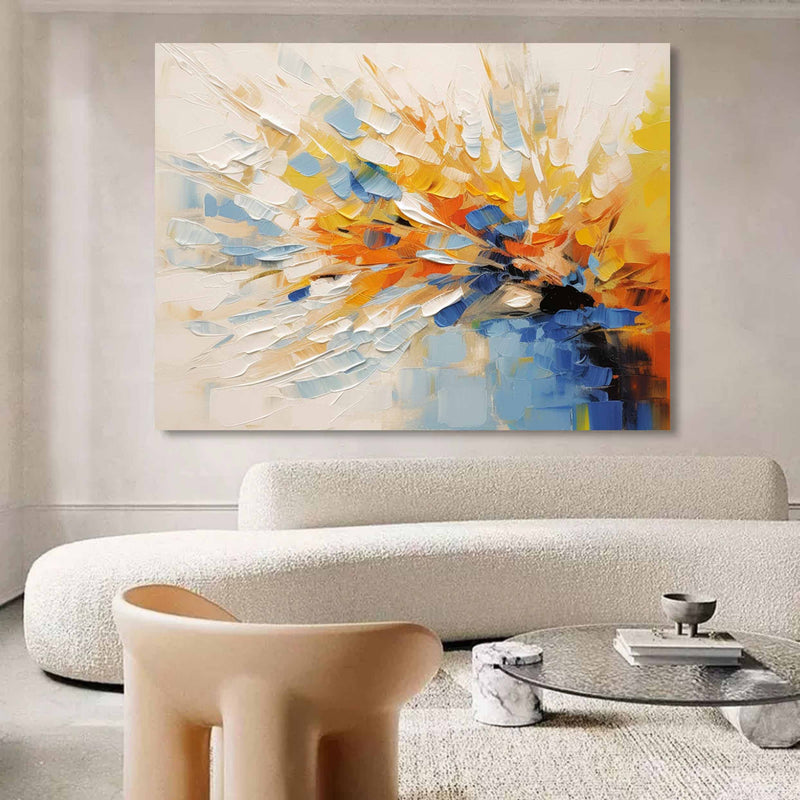 Color Abstract Texture Painting Color Textured Wall Art Color Abstract Oil Painting Contemporary Art