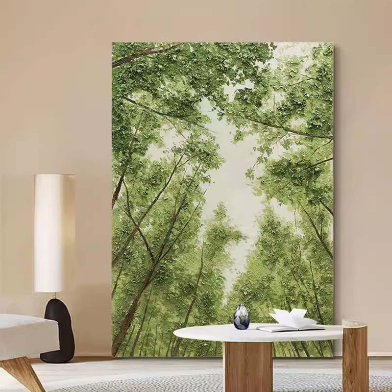 Green Woods Texture Wall Painting Green Woods Wall Art Green Woods Texture Canvas Art For Sale