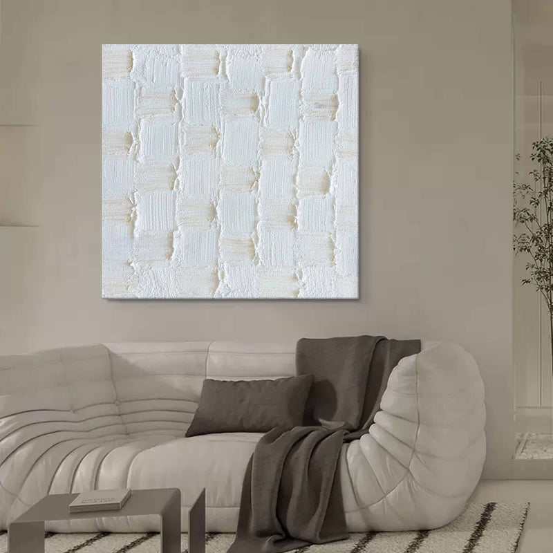 White Canvas Abstract Art For Sale Plaster On Canvas Art White Plaster Abstract Art Plaster Wall Art