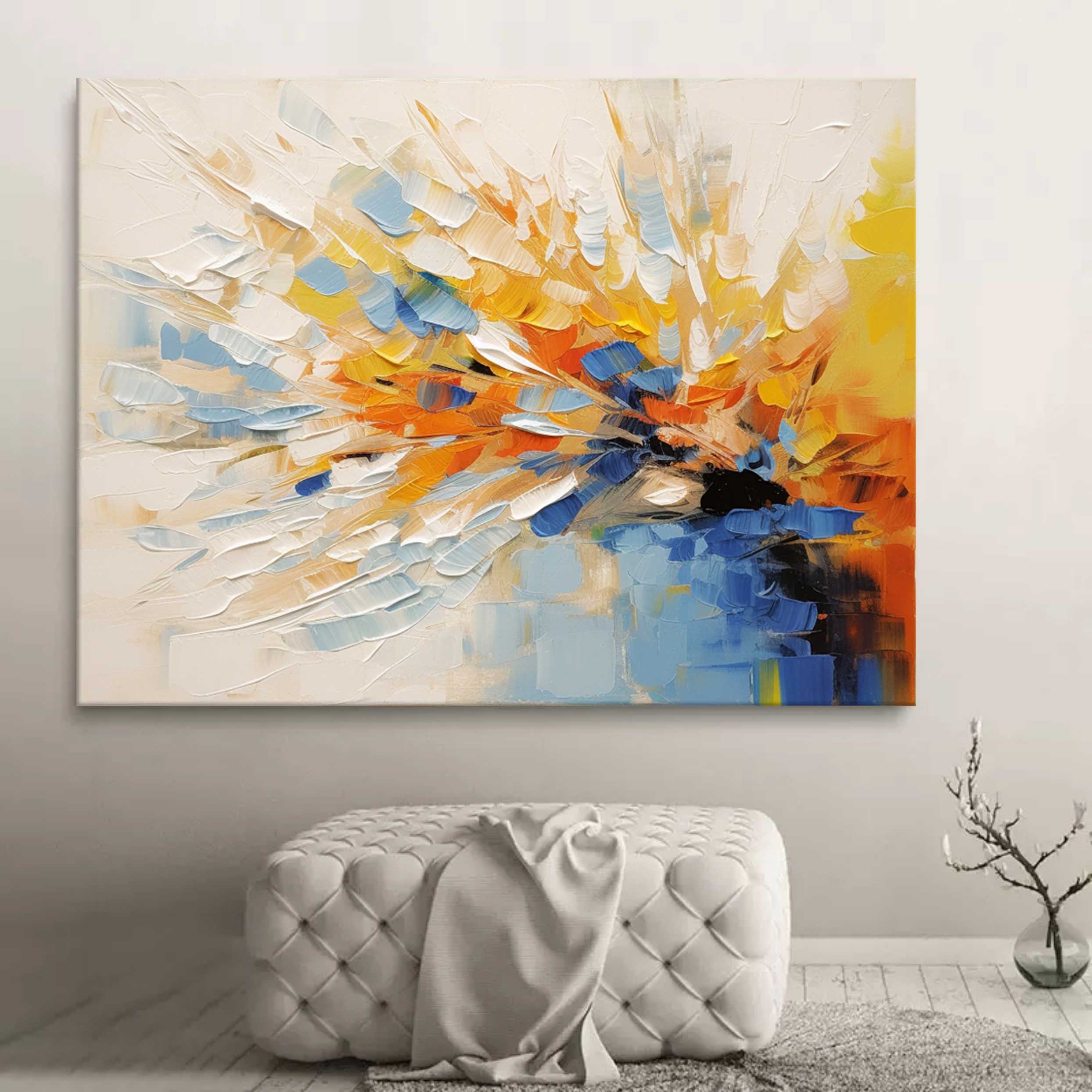 Color Abstract Texture Painting Color Textured Wall Art Color Abstract Oil Painting Contemporary Art