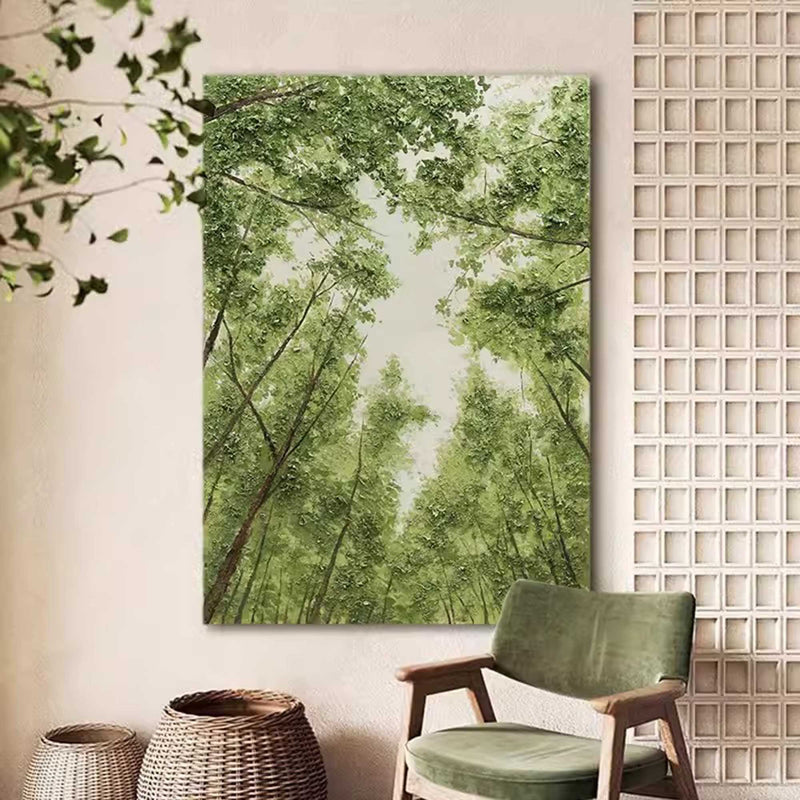 Green Woods Texture Wall Painting Green Woods Wall Art Green Woods Texture Canvas Art For Sale