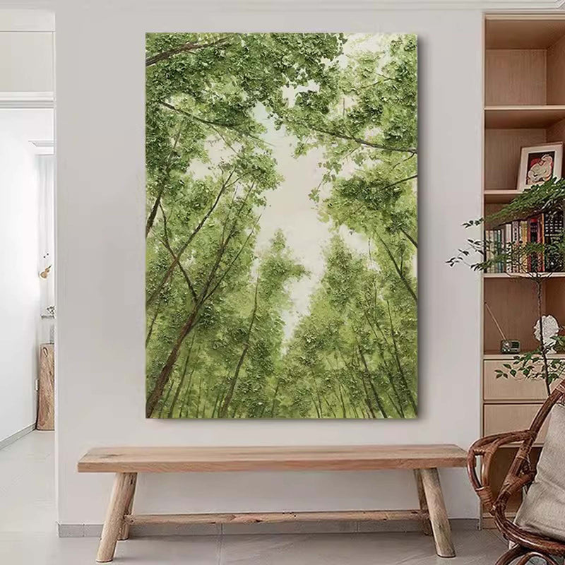 Green Woods Texture Wall Painting Green Woods Wall Art Green Woods Texture Canvas Art For Sale