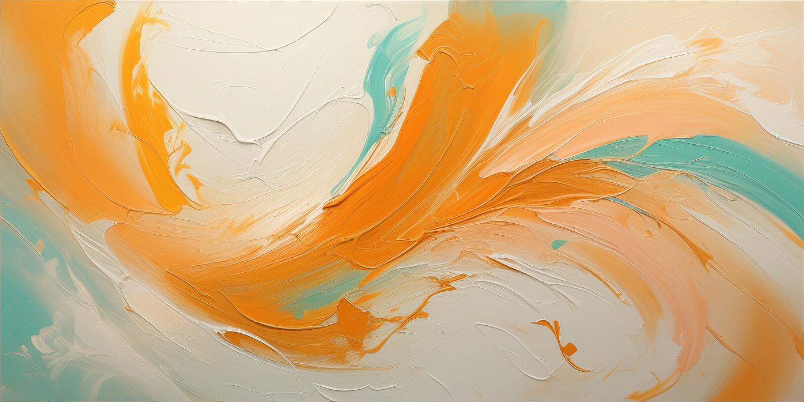 Large Orange and Beige Textured Wall Painting Hermès Orange Abstract Art Orange Textured Wall Art